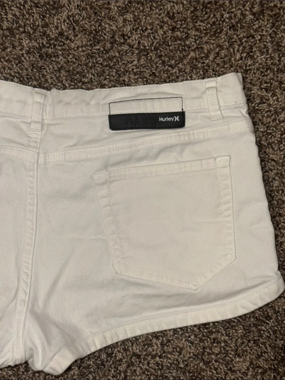 Hurley White Women's Denim Shorts size 29